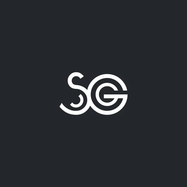 S & G Letter Logo — Stock Vector