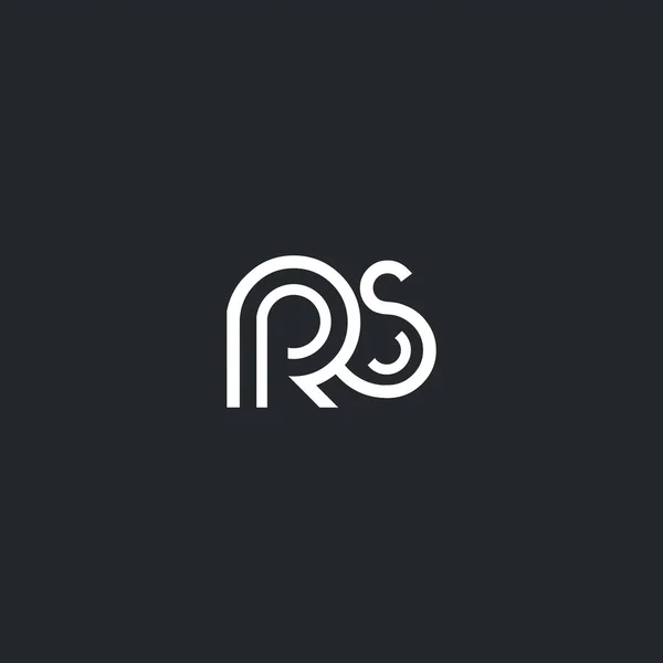R & S brev-logotypen — Stock vektor