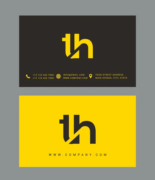 Design de logo lettre moderne — Image vectorielle