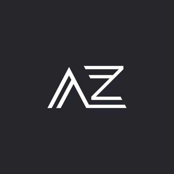 A & Z brief Logo — Stockvector