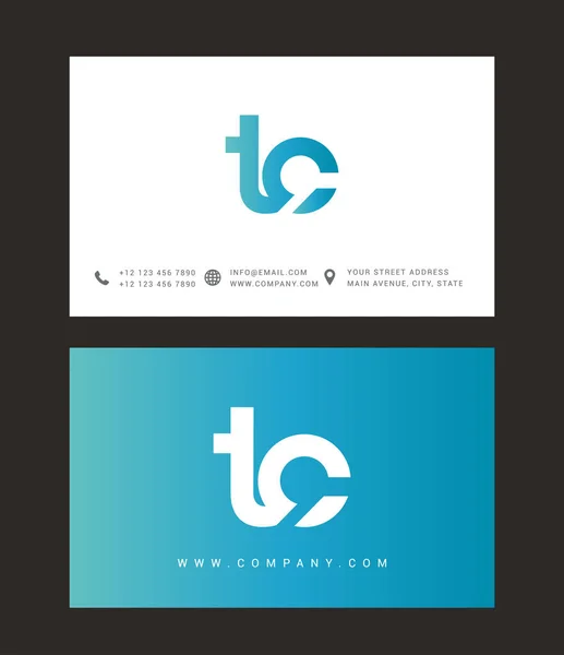 Design de logotipo carta moderna — Vetor de Stock