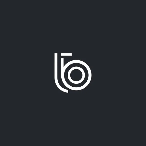 Logotipo de letra T & O — Vector de stock