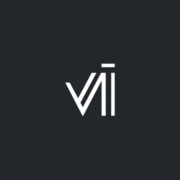 V idealna list Logo — Wektor stockowy