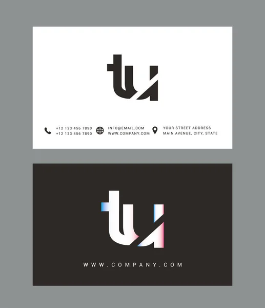 Design de logotipo carta moderna — Vetor de Stock