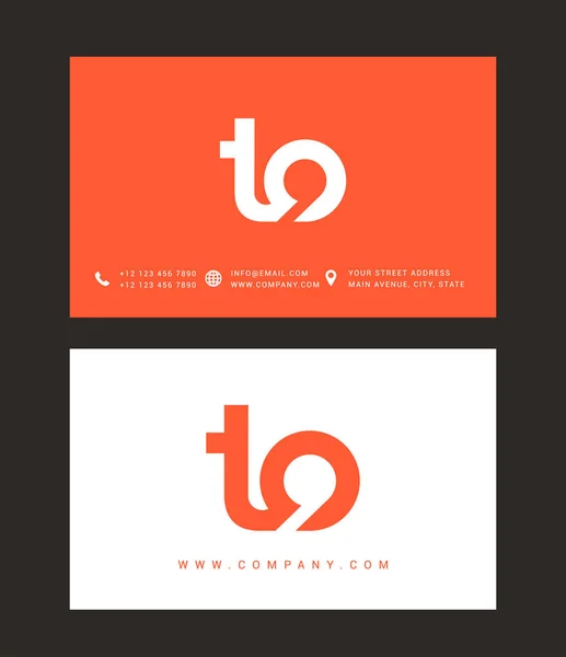 Design de logotipo carta moderna —  Vetores de Stock