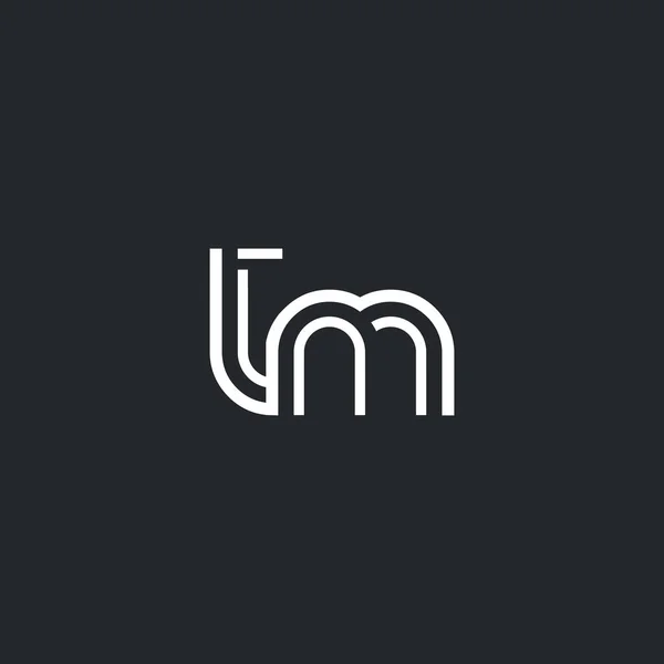 T & Logo litery M — Wektor stockowy