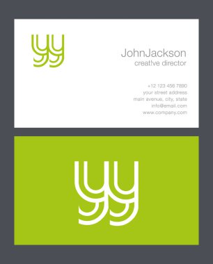 Y & Y Letter Logo