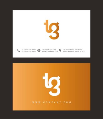 T ve G harfi Logo Simge