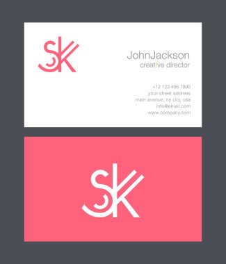 S ve K harfi Logo 
