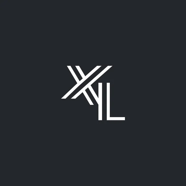 X & L brief Logo, pictogram, — Stockvector