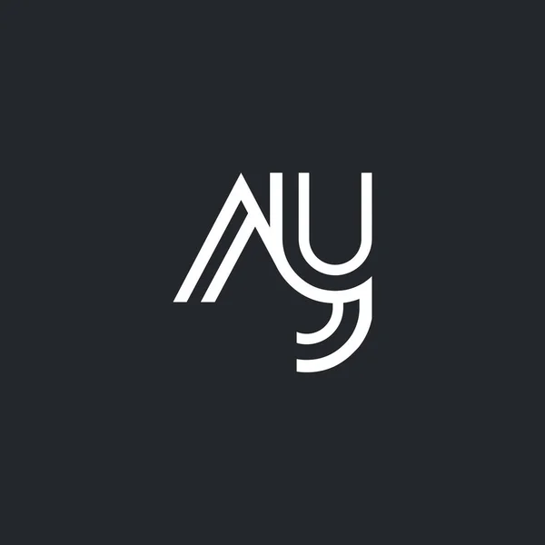 A ・ Y 文字ロゴ — ストックベクタ