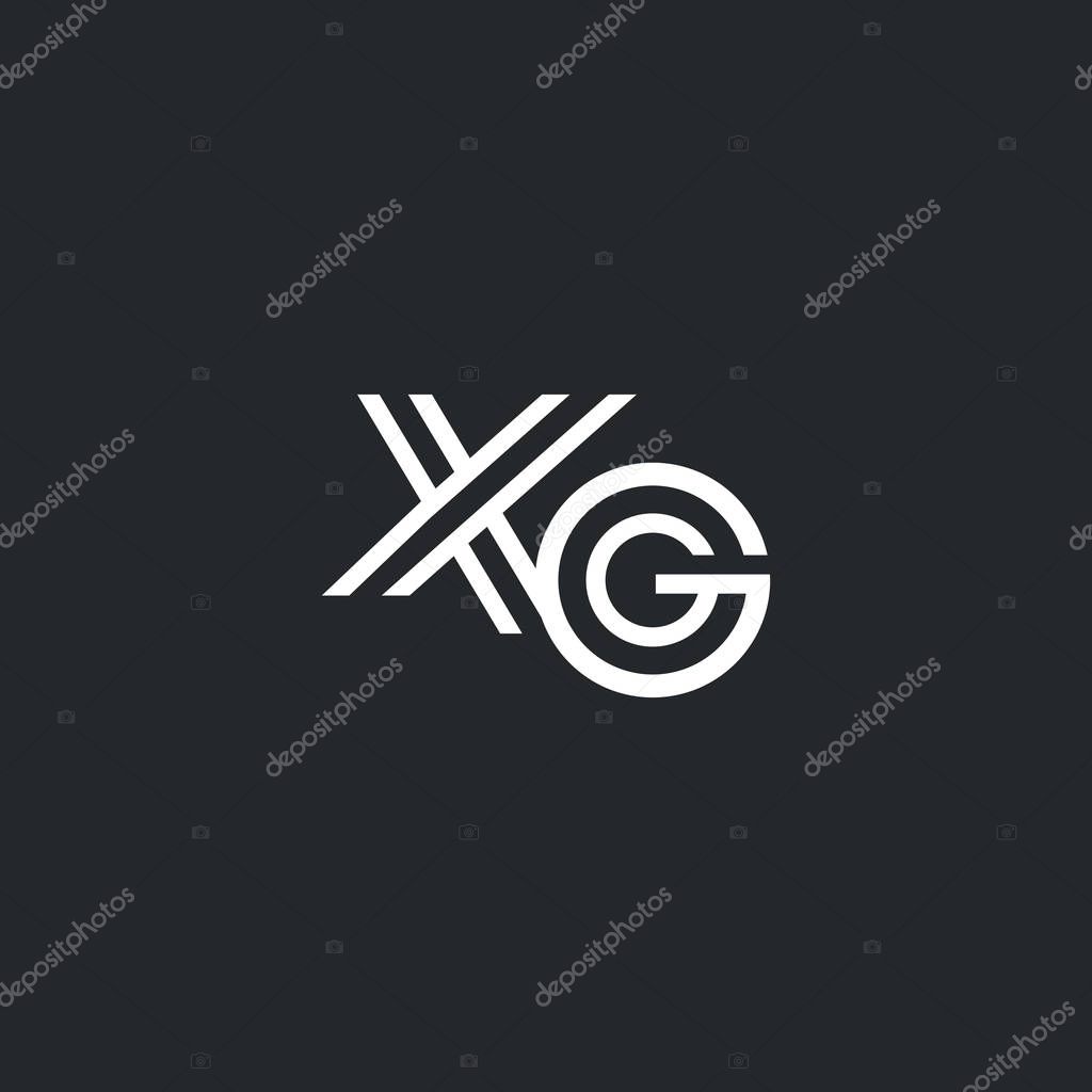 X & G Letter Logo, Icon, Vector element.
