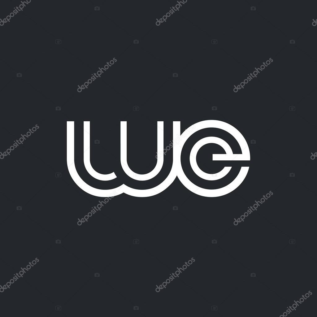 W & E Letter Logo, Icon, Vector element. Business template, corporate identity