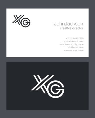 X ve G harfi Logo