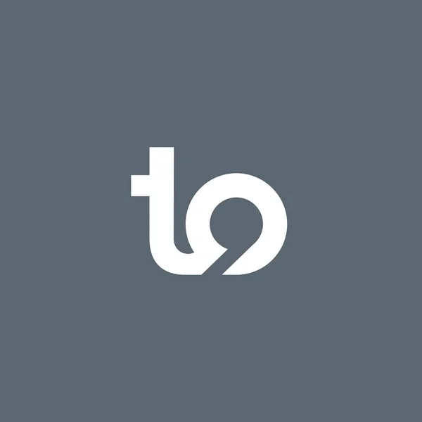 T & O brief Logo, — Stockvector