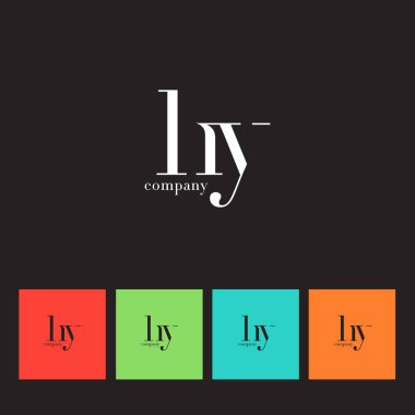 H ve Y harfleri Logo 