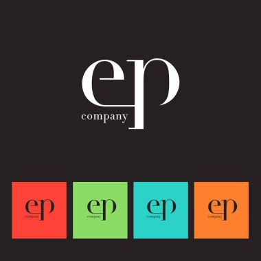 E ve P harfleri Logo 