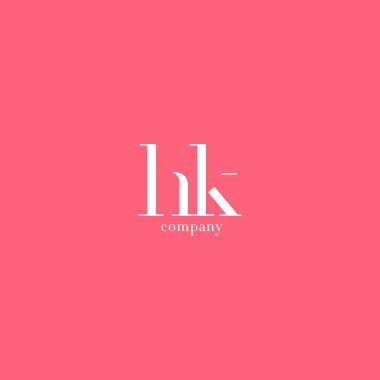 H ve K harf Logo 