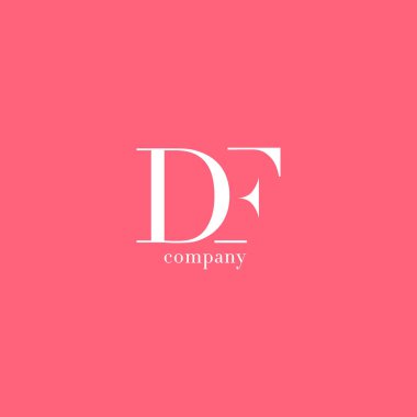 D ve F harfleri Logo 