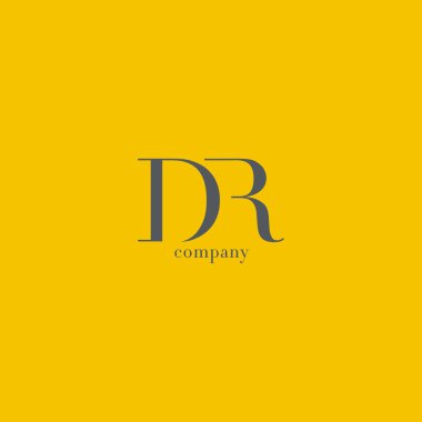 D ve R harfleri Logo 