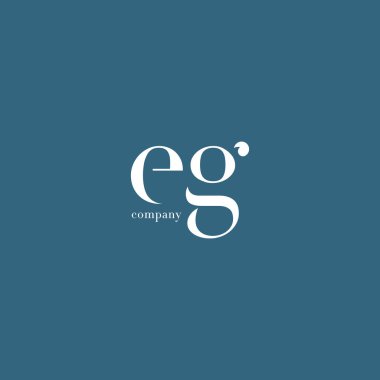 E ve G harfleri Logo 