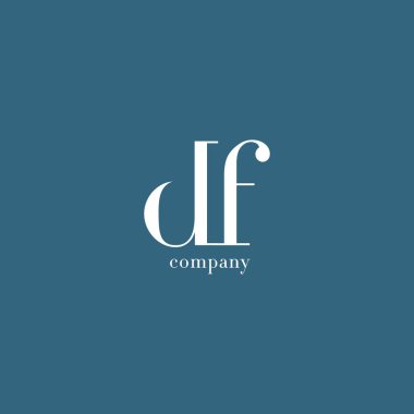 D ve F harfleri Logo 