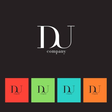 D ve U harf Logo 
