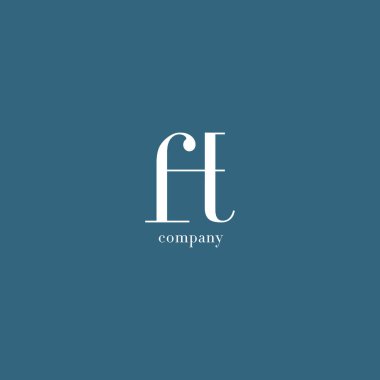 F ve T harf Logo 