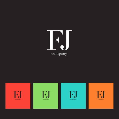 F ve J harfleri Logo 