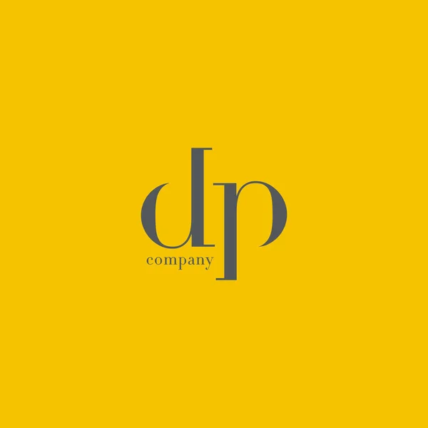 Logo des lettres D & P — Image vectorielle