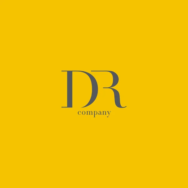 D 与 R 字母徽标 — 图库矢量图片