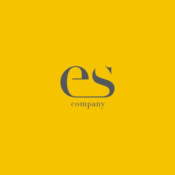 E & Logo litery S — Wektor stockowy