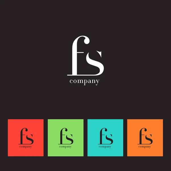 Logo de F & S Letters — Vector de stock
