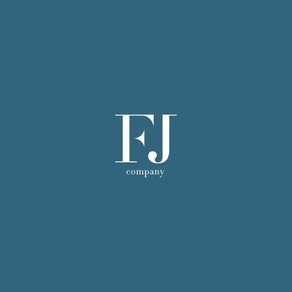 Logo des lettres F & J — Image vectorielle