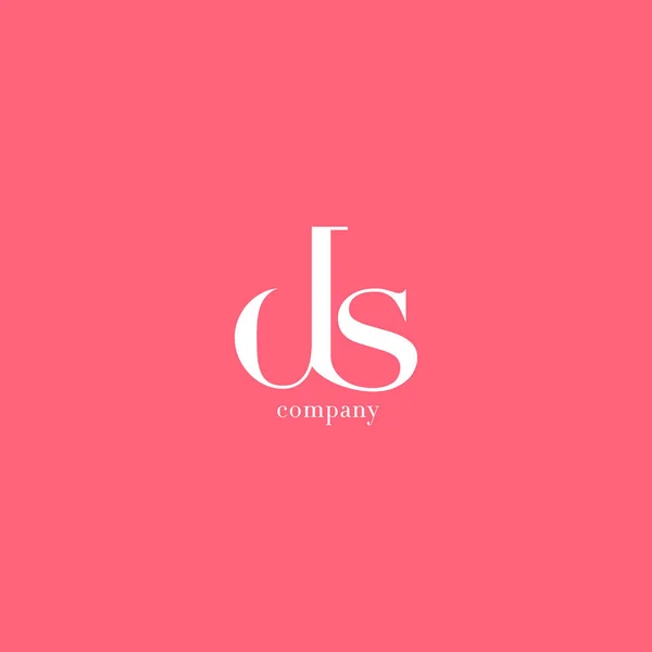 D & s Buchstaben Logo — Stockvektor
