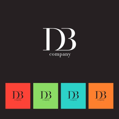 D ve B harfleri Logo 