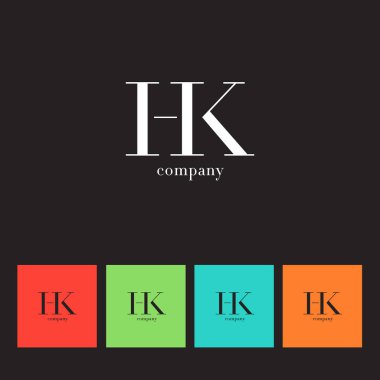 H ve K harf Logo 