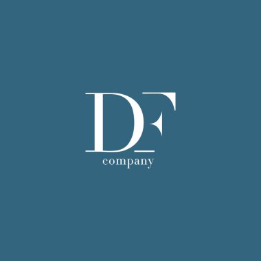 D ve F harfleri Logo 