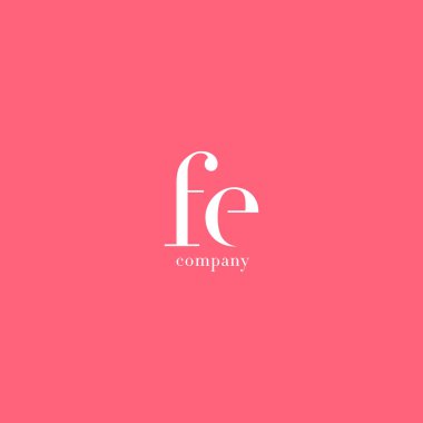 F ve E harf Logo 