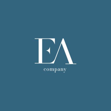 E ve bir harf Logo 