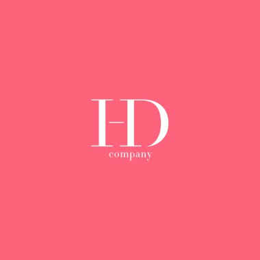 H ve D harfleri Logo 