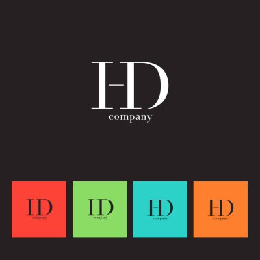 H ve D harfleri Logo 