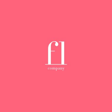 F ve L harfleri Logo 