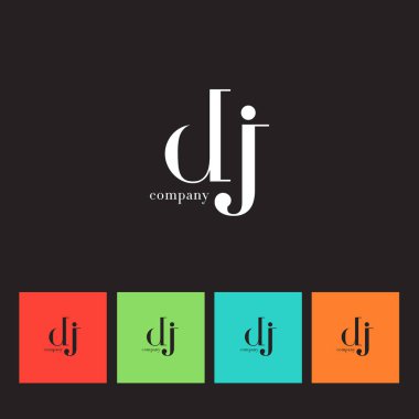 D ve J harfleri Logo 