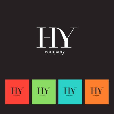 H ve Y harfleri Logo 