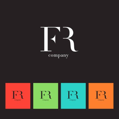 F ve R harfleri Logo 