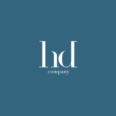 H ve D harfleri Logo 