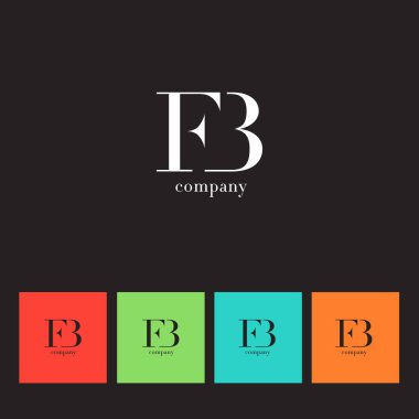 F ve B harfleri Logo  