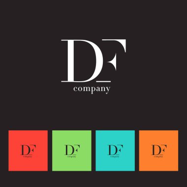 D ve F harfleri Logo 