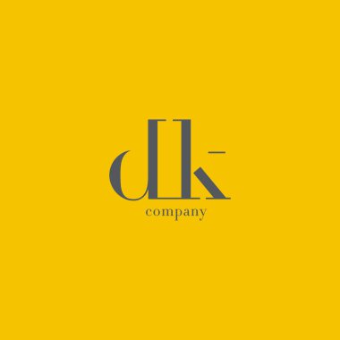 D ve K harf Logo 